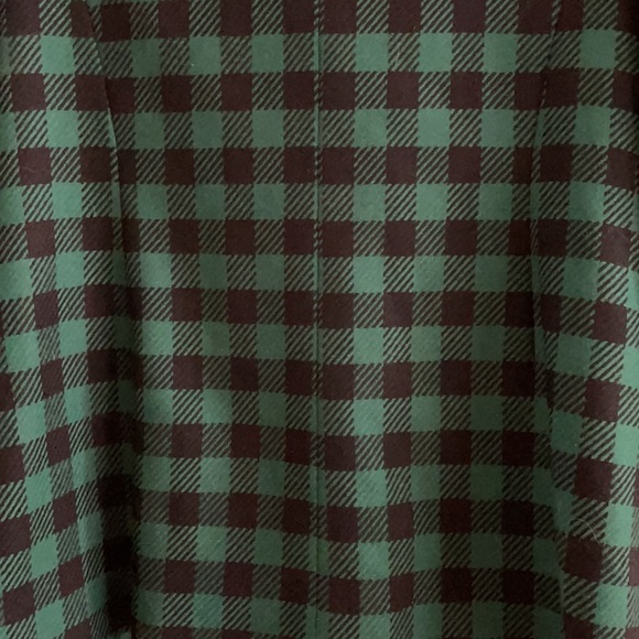 Emmanuelle Khanh green checkered wool blazer made in France - Picture 9 of 16